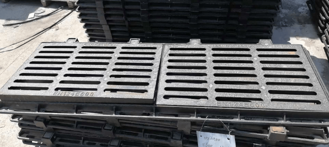 安溪球墨铸铁连体双篦展示